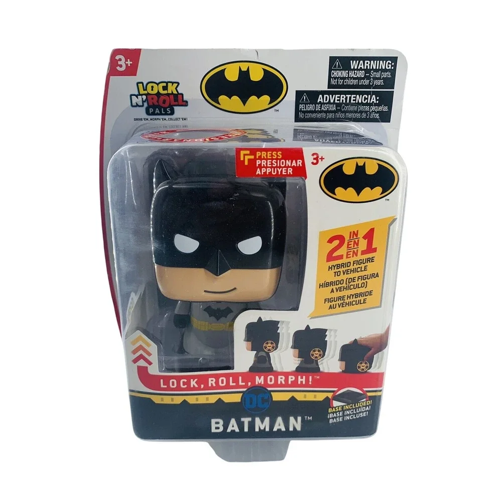 DC Batman Lock‎ N Roll Pals 2-in-1 Hybrid Figure to Vehicle Toy 236065 New